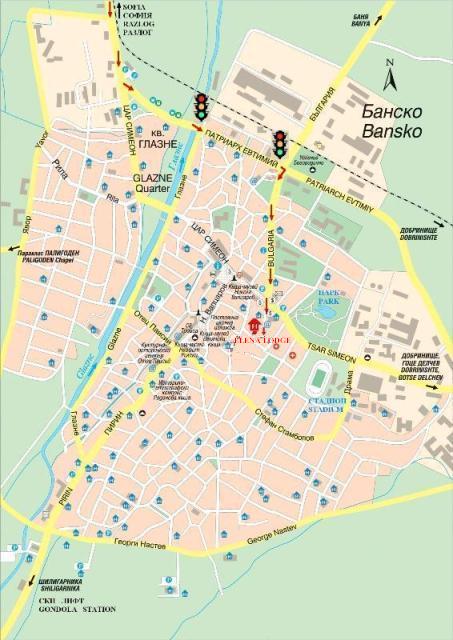 Bansko map